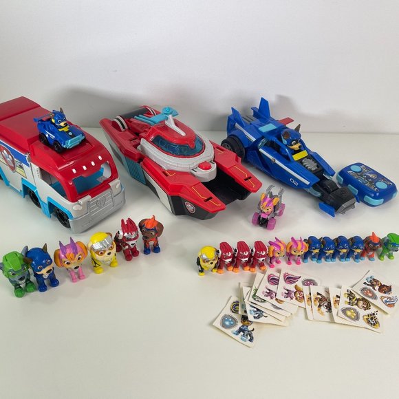 Paw Patrol The Mighty Movie Toy Lot - Picture 1 of 10
